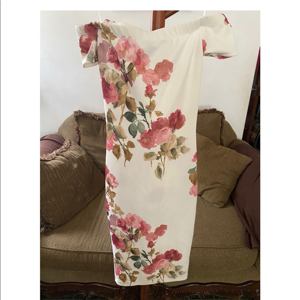 Charlotte Russe floral midi dress
